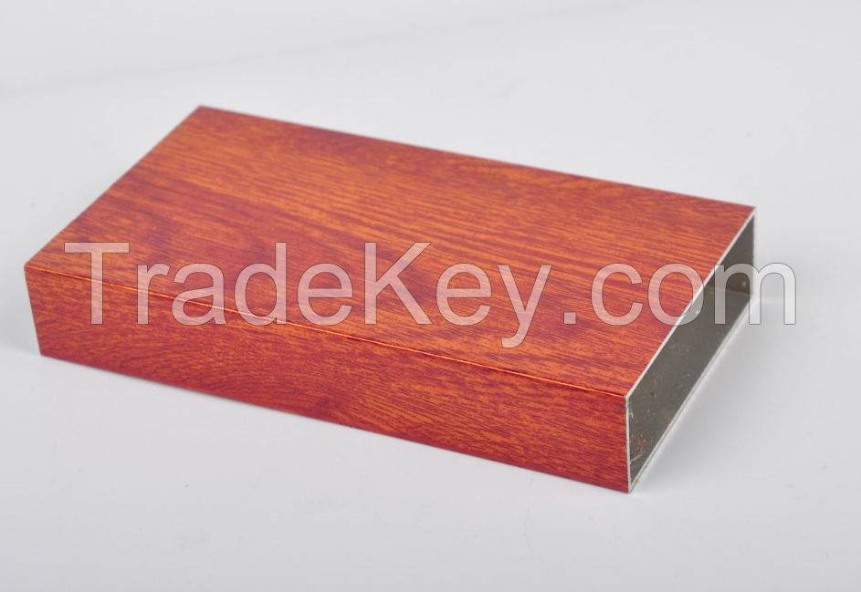 high quality wood grain aluminum profile