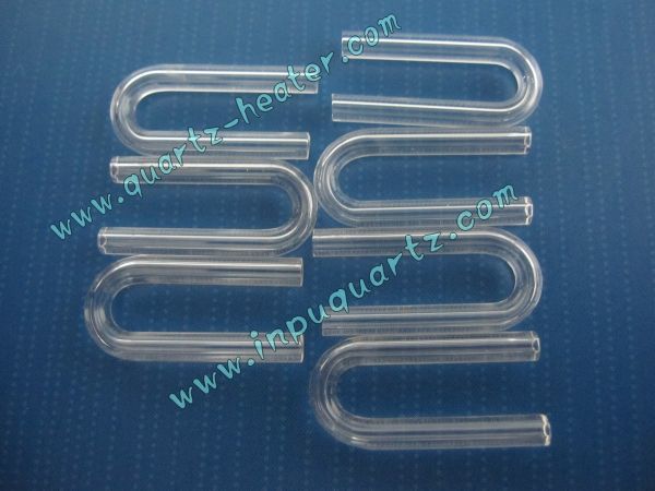 U shape quartz tube