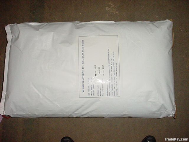 CHLORTETRACYCLINE FEED GRADE 15% POWDER/GRANULAR