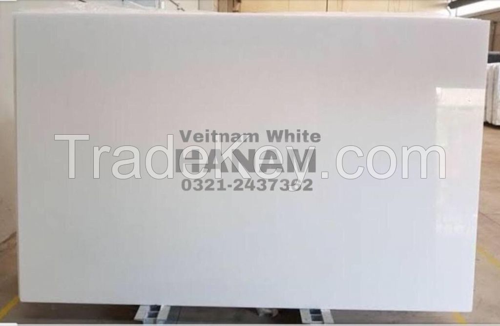 Flawless Vietnam White Marble