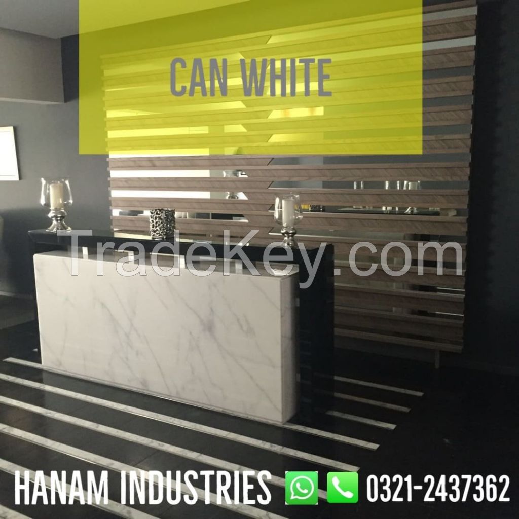 Can White Marble