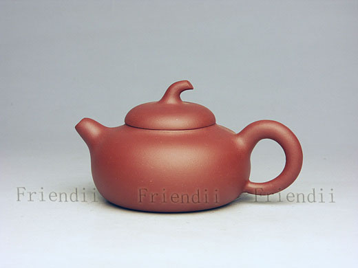 Purple clay teapot