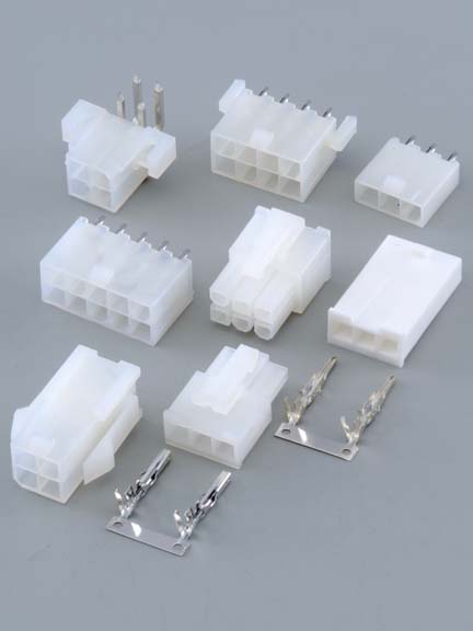 Wire to wire housing, terminal, wafer connector