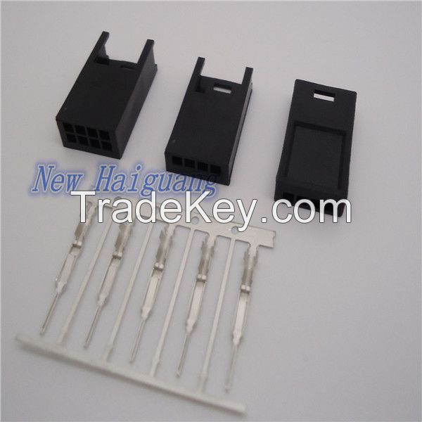 AMP MODU 2.54mm 280629,280637 part number 4pins and 8 pins female housing connector