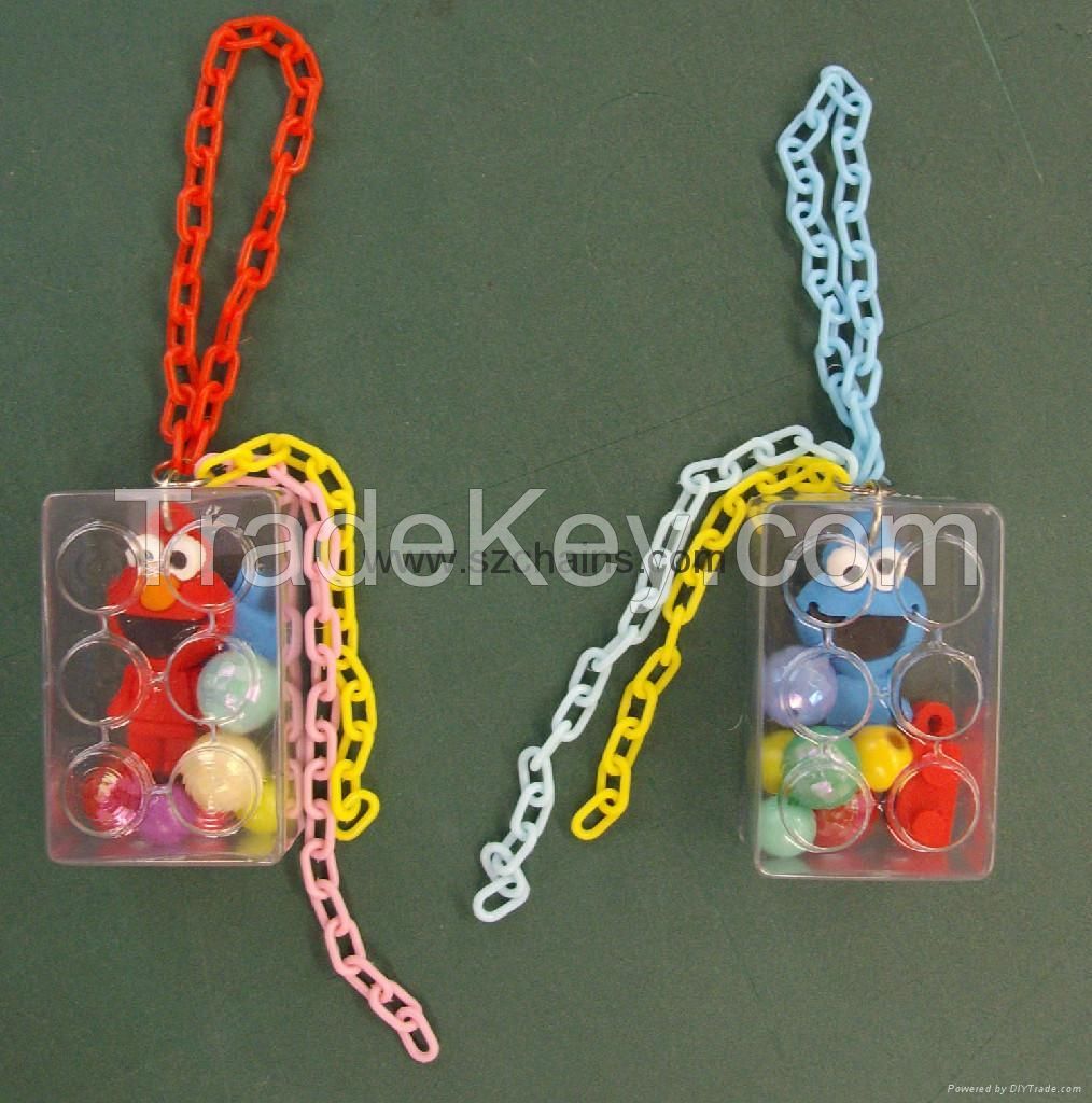 Plastic chain, plastic chain warning chain