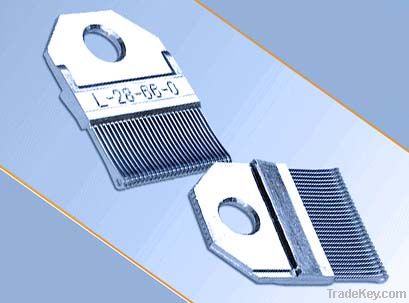 Guide units, Sinker units, Tongue units for warp knitting machines