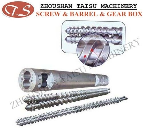 Bimetallic extruder twin parallel screw barrel with high quality