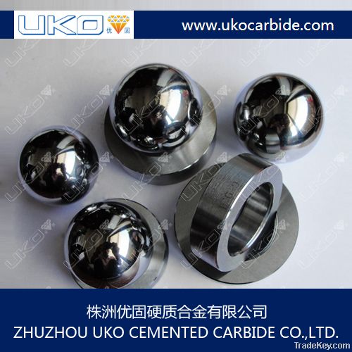 Tungsten carbide balls and valve seats tools