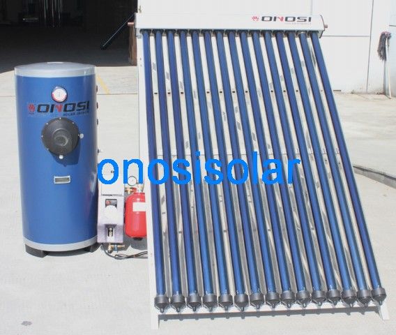 split pressurized solar water heater