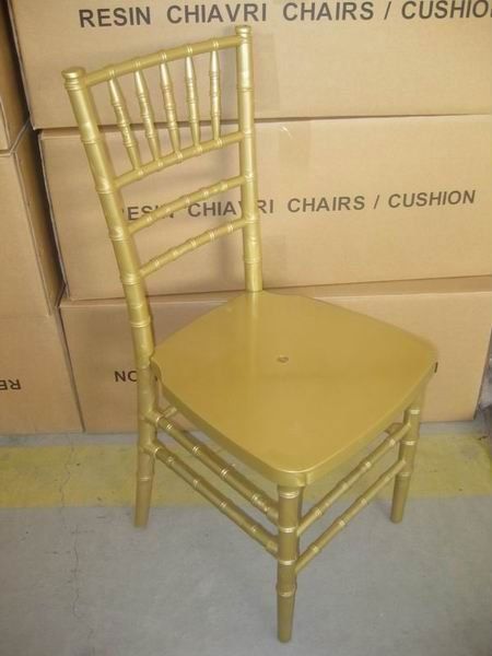 HDCV-R01 Resin Chiavari Chair in Gold Colour