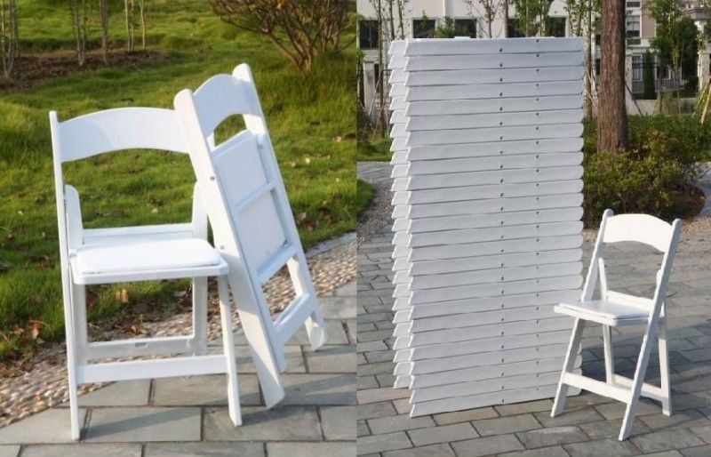 White Resin Folding Chairs/wedding chairs