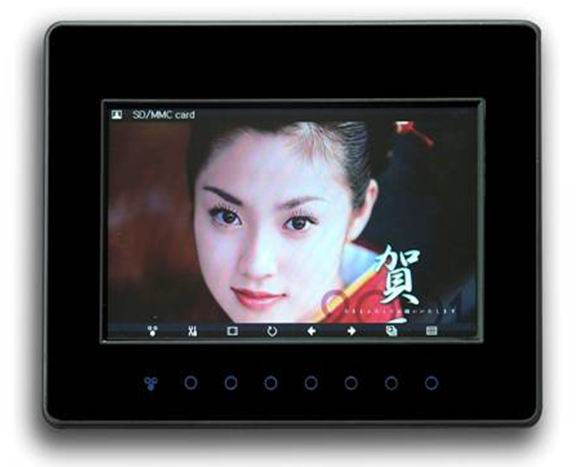 7 inch touch key digital photo frame