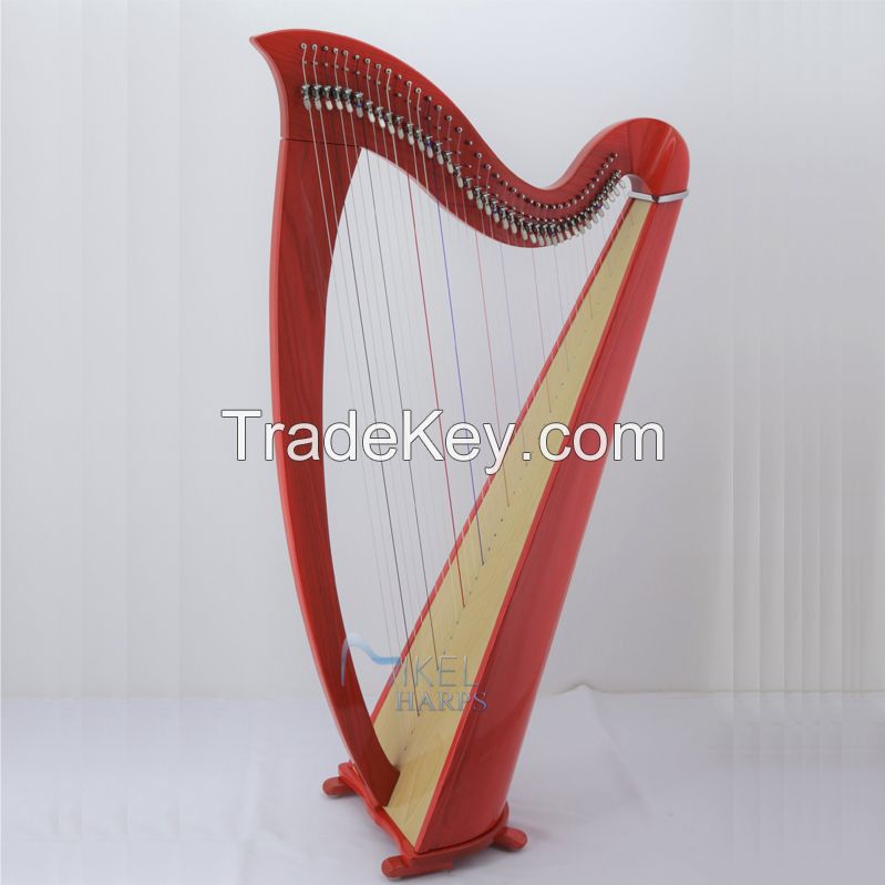 Saffron 38 Strings Lever Harp