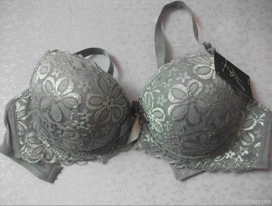 Plus Size Foam Bra With Lace