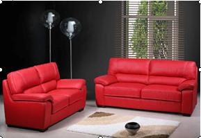 Modern leather sofa