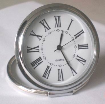 metal table clock