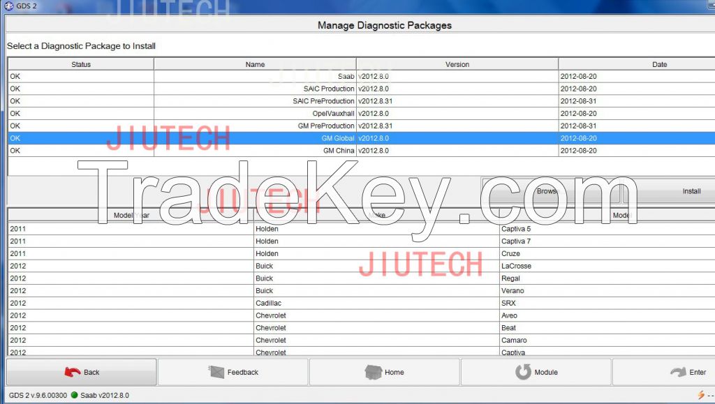 TECH2 with 24V adapter for truck diagnostic V11. used for ISUZU