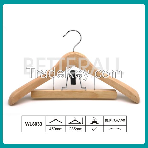 Top quality luxury coat wooden hanger