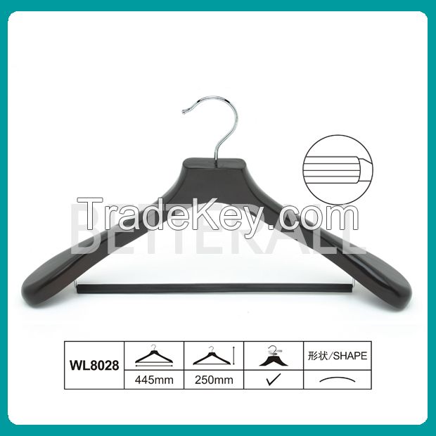 Top quality luxury coat wooden hanger