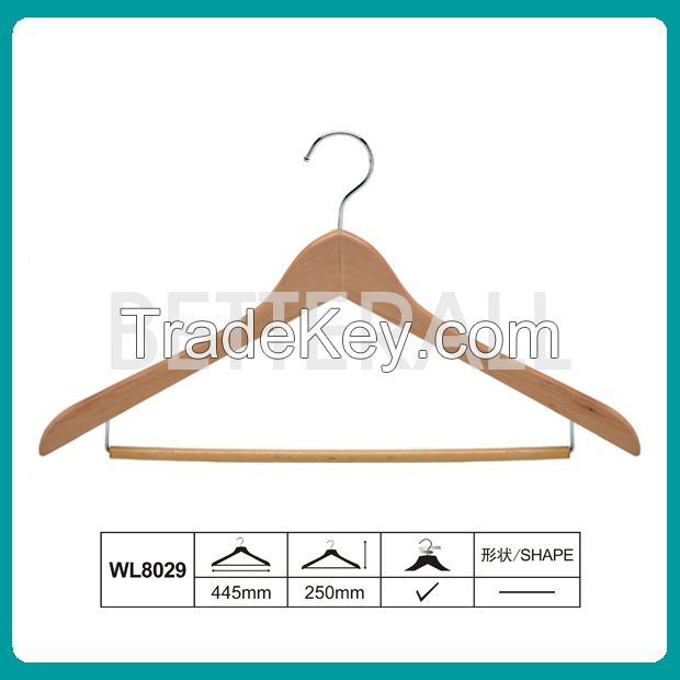 Top quality luxury coat wooden hanger