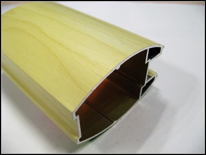 laminated aluminium profile