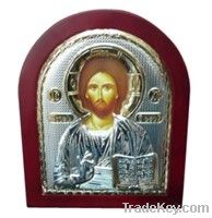 Framed Polished Silver Icon