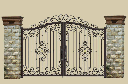 Wrought Iron Gate