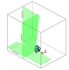 Green line laser level