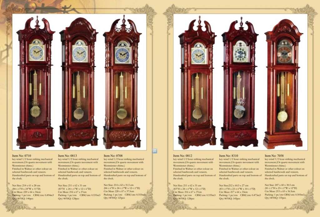 Grandfather clock series 12