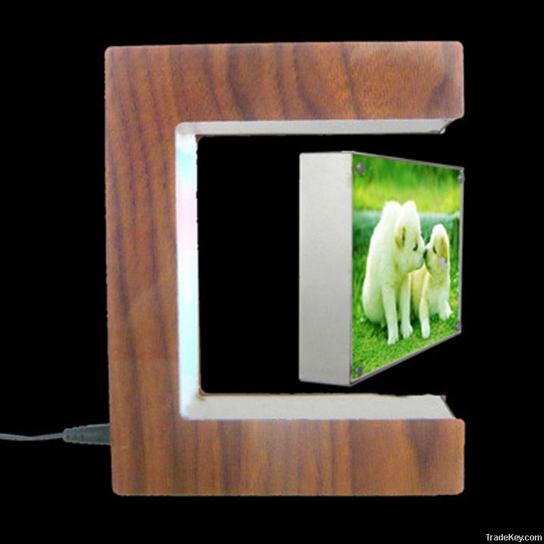 magnetic floating photo frame