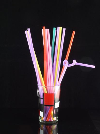 Artistic drinking straws