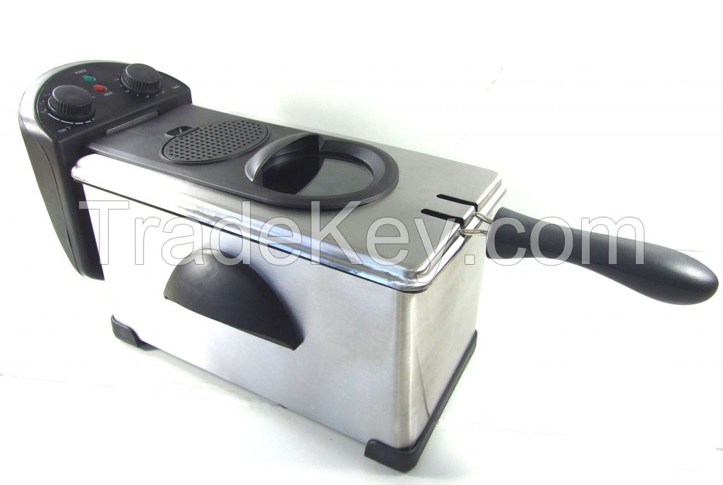 CE GS ETL Approved 3.0L Stainless steel Deep Fryer