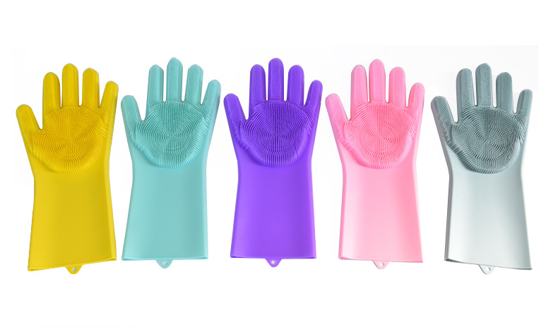 Silicone Household Gloves Kitchen Dish Washing Gloves