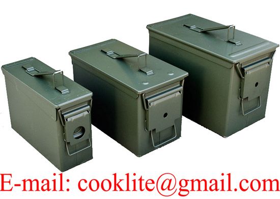 US Ammo Box Military Ammo Can Metal Tool Box