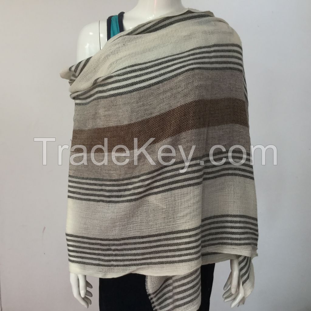 Stripe woolen Stole