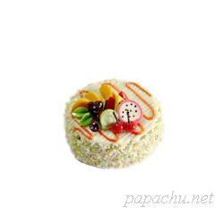 Dollouse miniature accessories (cake)