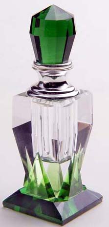 crystal perfume bottle