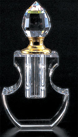 crystal perfume bottle