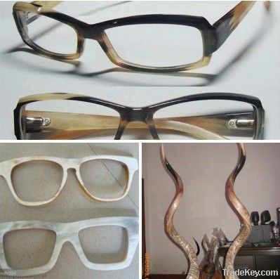 2012 New Fashion Yellow Latest Buffalo Frames Ox Horn Optical Frames