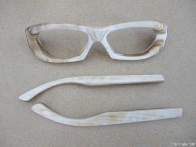 OEM / ODM Buffalo Frames Ox Horn Optical Frames Handmade Eyeglasses wi