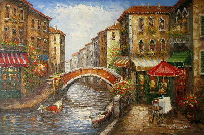 venice oil painting