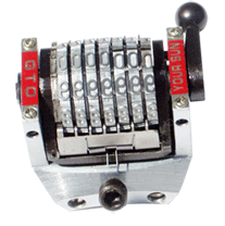 Rotary numbering machine