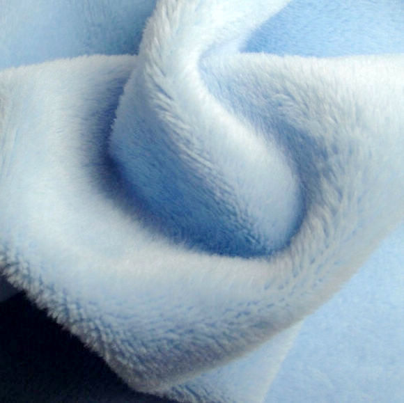 100% polyester knitting item super-soft velboa 1mm height