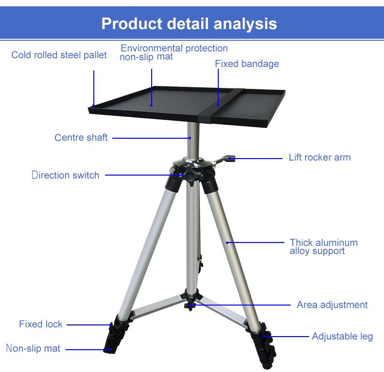 aluminum projector stand