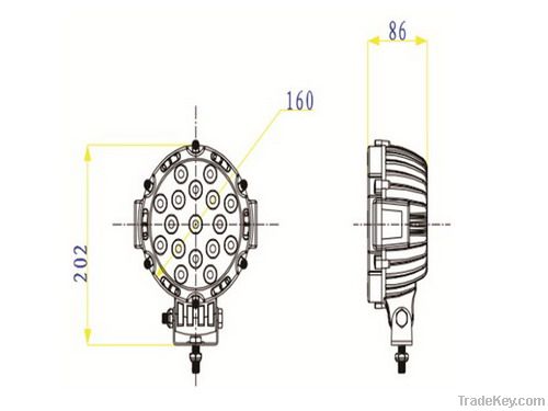 Quality LED offroad/working light