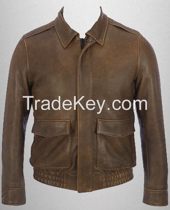 Goat leather Fashion Jacket