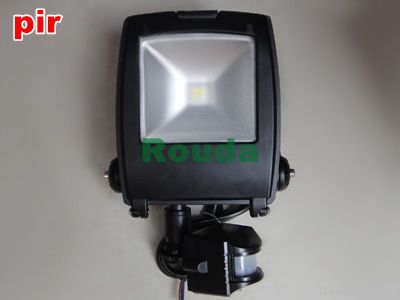 pir led flood lights 10w 20w 30w 50w taiwan led chips 100-110lm/w