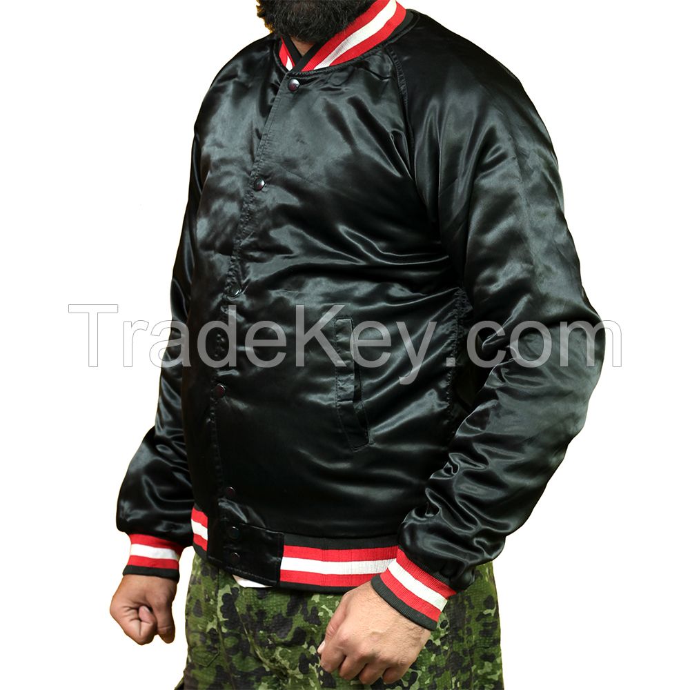 Satin Baseball Jackets for Men