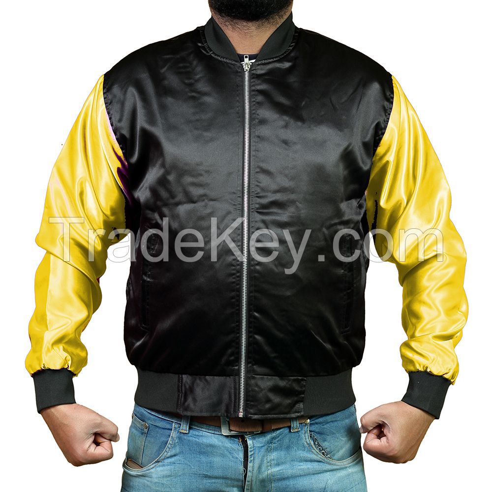 Satin Baseball Jackets for Men