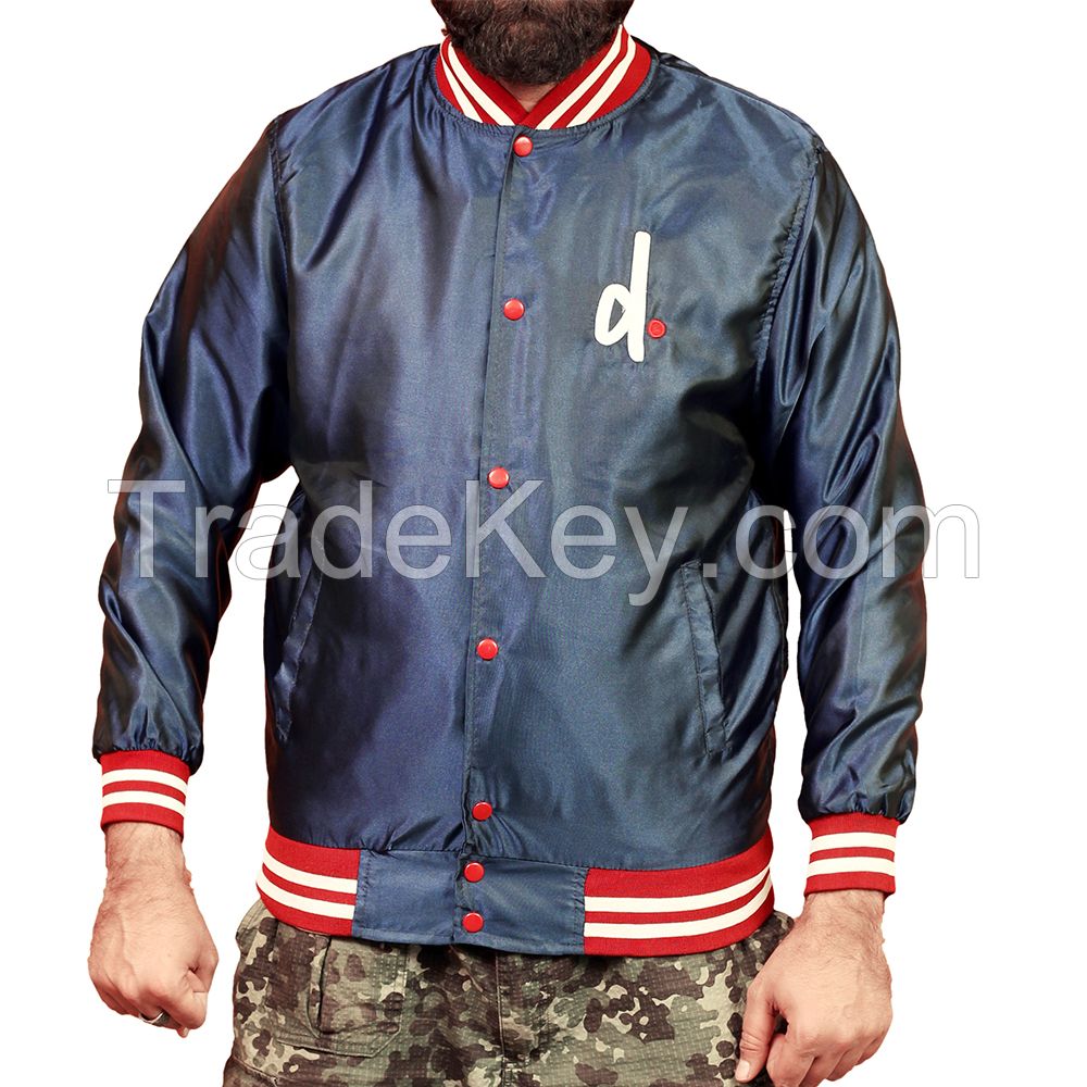 Satin Baseball Jackets for Men